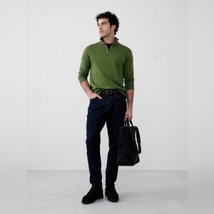 Banana Republic Forest Green Merino Wool Sweater